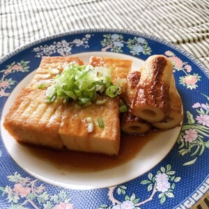 簡単お弁当おかず☆厚揚げの照り焼き